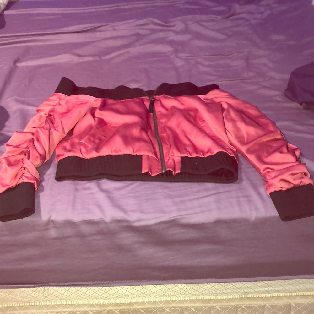 Crop top zip up Jacket